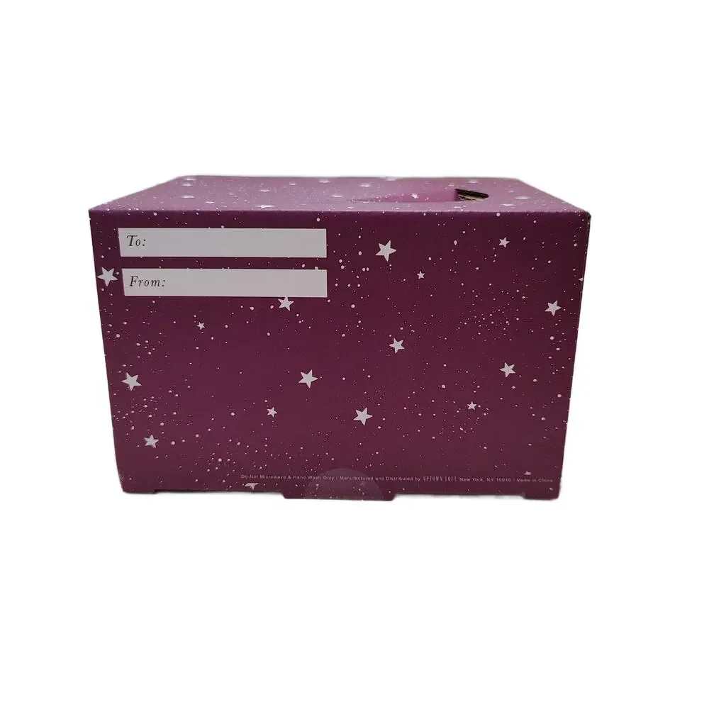 Purple & Gold Libra Zodiac 18oz Mug New With Gift Box